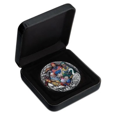 Fu Lu Shou - 5 Oz - stříbrná sběratelská mince (delivery 23.6)