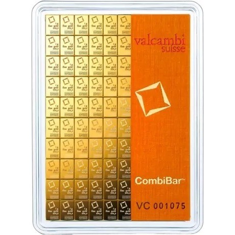 Valcambi 20 x 1g Combibarr - gold investment ingot