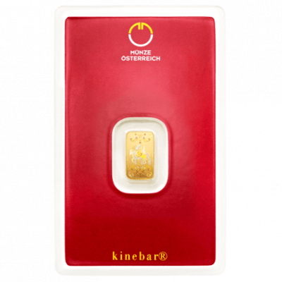 Münze Österreich 1g (Kinegram) - Investeringsgullbarrer