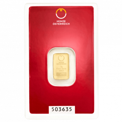 Münze Österreich 2g - Investment gold bar