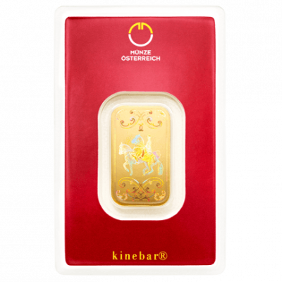 Münze Österreich 10g (Kinegram) - Investeringsgullbarrer
