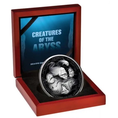 Creatures from the Deep - 5 Oz - Samlermynt i sølv
