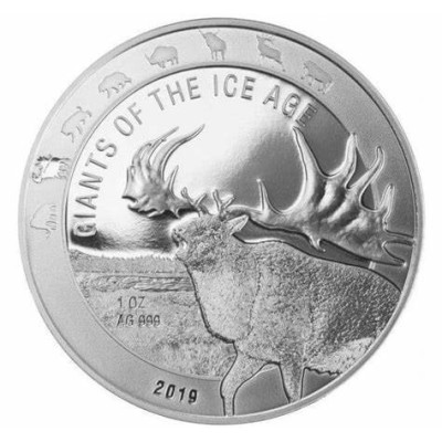 Giants of the Ice Age Series - 8 Oz - Silver Collector Coins