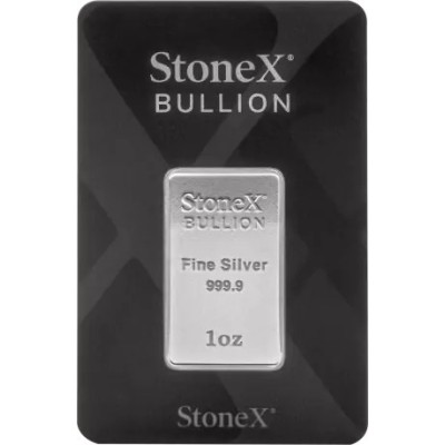 Coinbar StoneX - 1 Oz - sølv investeringsbarrer
