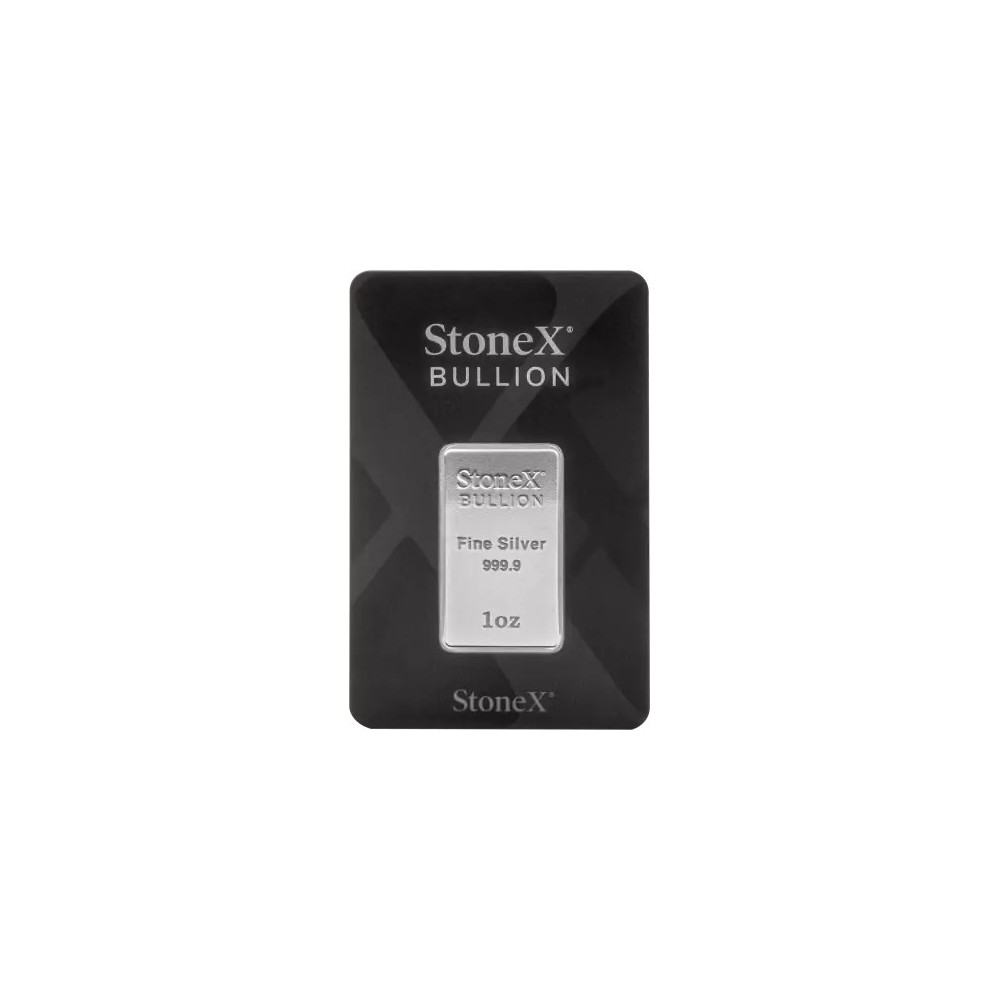 Coinbar StoneX - 1 Oz - sølv investeringsbarrer