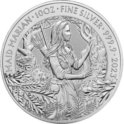 Myths & Legends - Maid Marianne - 10 Oz - Silver Investment Coin