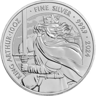 Myths and Legends - King Arthur - 10 Oz - silver investment coin
