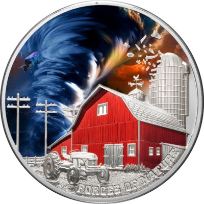 Tornado - 2 Oz - Sølv Samlermynt