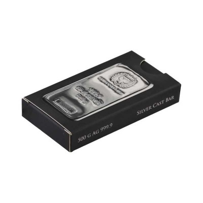 Germania Mint - 500g - investeringsbarrer i sølv
