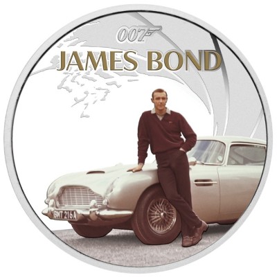 James Bond - Sean Connery - 1 Oz Silver Collector Coin