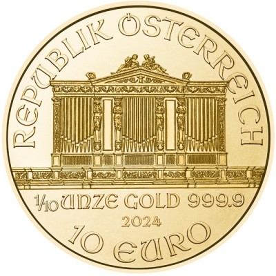 Wiener Philharmoniker 1/10 Oz ( 2024 ) - investment gold coin