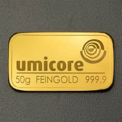 Umicore - 50g - investment gold ingot