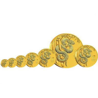 Lunar Snake 2025 - 1/2 Oz - Gold Coin