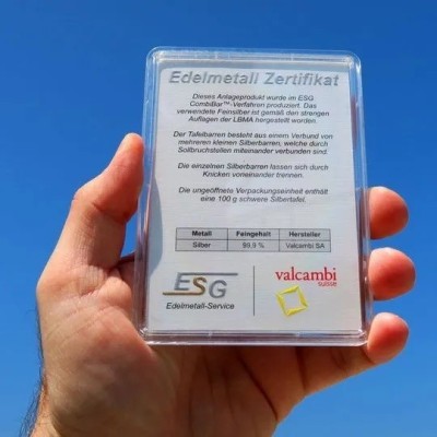 Valcambi Combi Bar 10x10g - Investiční stříbrný slitek