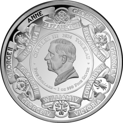 Monarchs of Britain - 1 Oz - Silver Collector Coin (delivery 14.11.2024)