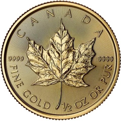 Maple Leaf (2025) - 1/2 Oz - Gold Investment Coin