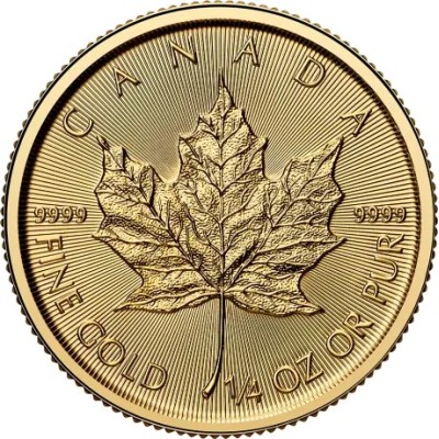 Maple Leaf (2025) - 1/4 Oz - Gold Investment Coin