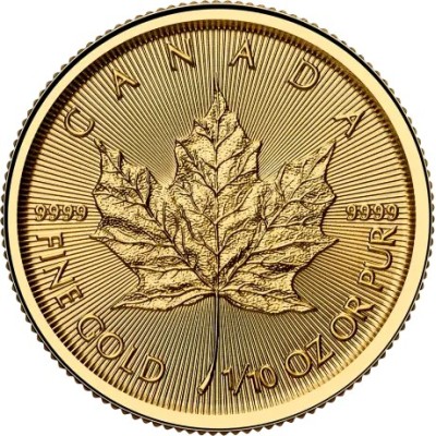 Maple Leaf (2025) - 1/10 Oz - investeringsmynt i gull
