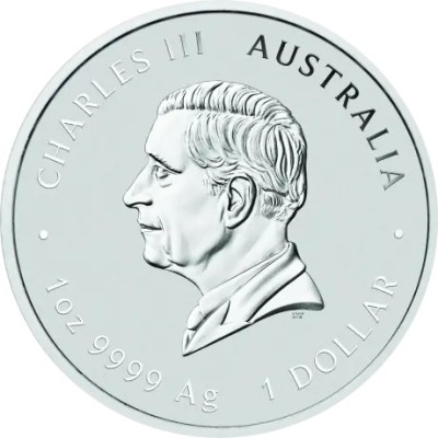 Lunar Snake (2025) - 1 Oz - Sølv investeringsmynt