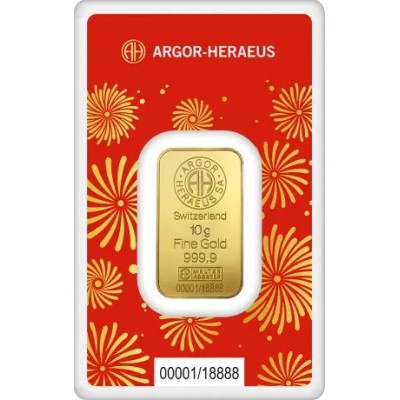Argor Heraeus - Year of the Snake (2025) - 10 g - Gold Investment Bar