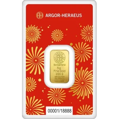 Argor Heraeus - Year of the Snake (2025) - 5 g - Gold Investment Bar