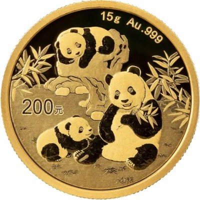 Panda (2025) - 15g - gold investment coin