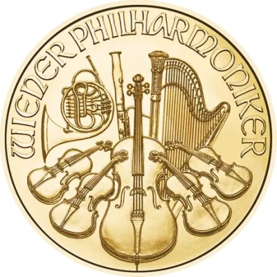Wiener Philharmoniker (2025) - 1/2 Oz - gold investment coin