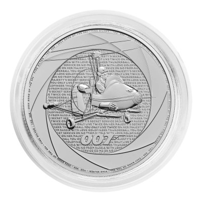 Seks tiår med 007 (60-tallet) - James Bond - 1 Oz - sølv investeringsmynt
