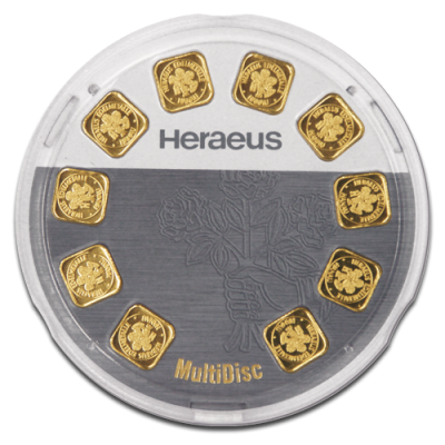 Argor-Heraeus Goldseed 10 x 1 g - gold investment bar