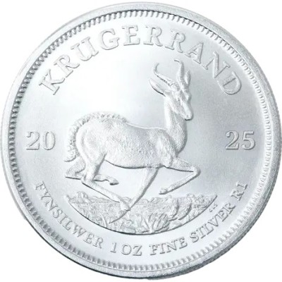 Krugerrand (2025) - 1 Oz - Silver Investment Coin  (delivery 10.5.2025)