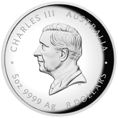 Lunar Snake - 5 Oz - Silver Collector Coin