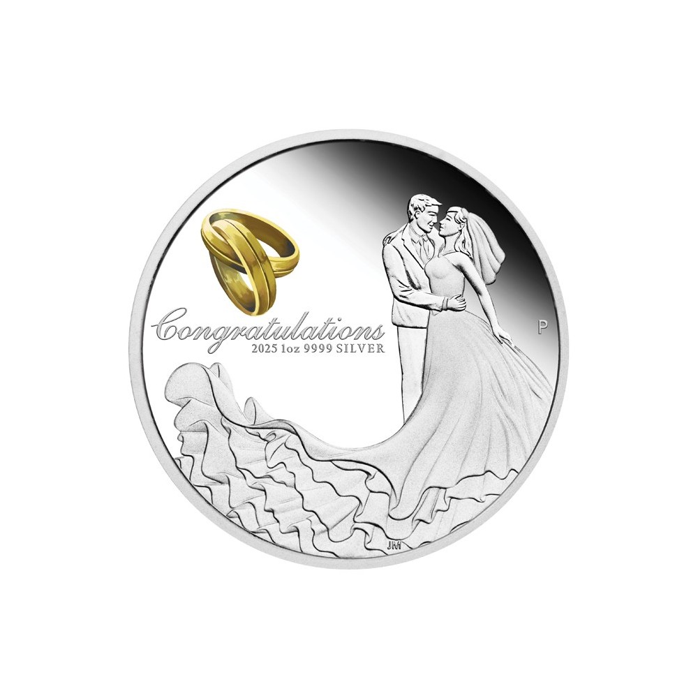 Wedding 2025 - 1 Oz - Silver Gift Coin
