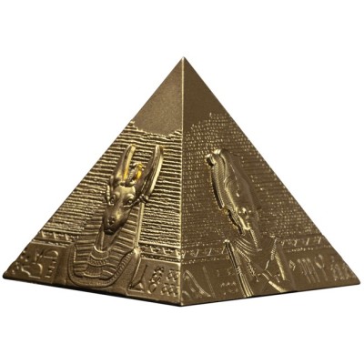 Pyramids of Giza - 6 Oz - silver prooflike collector coin (delivery 26.5.2025)