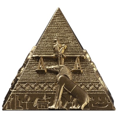 Pyramids of Giza - 6 Oz - silver prooflike collector coin (delivery 26.5.2025)