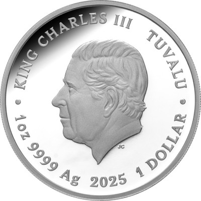 Australsk tigerslange - 1 Oz sølv bevis samlemynt