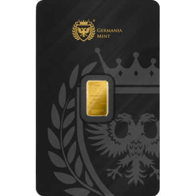 Germania Mint - 1 g - investeringsgullbarre