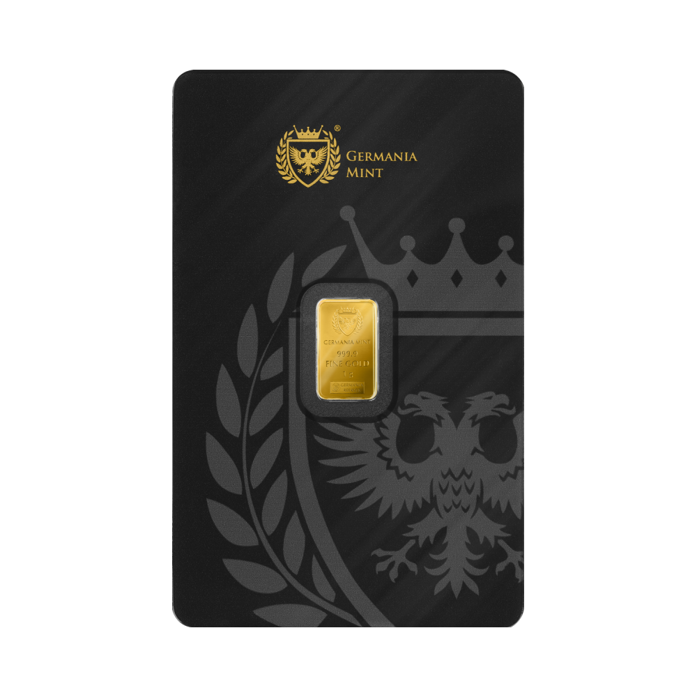 Germania Mint - 1 g - investeringsgullbarre