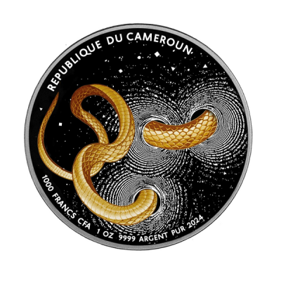 Herpeton Snake - 1 Oz sølv bevis samlemynt