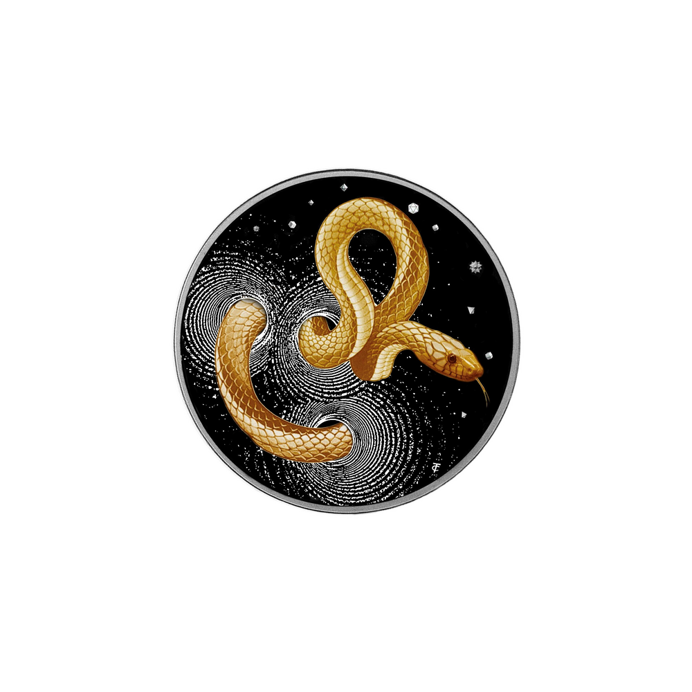 Herpeton Snake - 1 Oz sølv bevis samlemynt