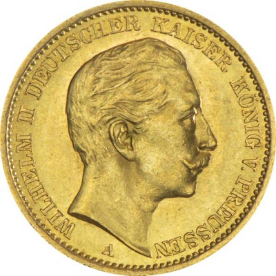 German Empire 20 Mark - 7,96 g - gold investment coin