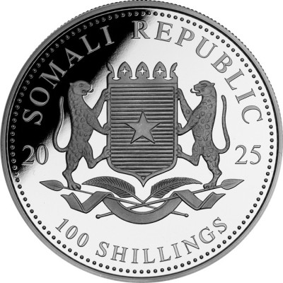 Leopard 2025 - 1 Oz - Sølv Samlermynt