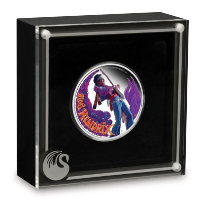 Jimi Hendrix - 1 Oz sølv samlemynt