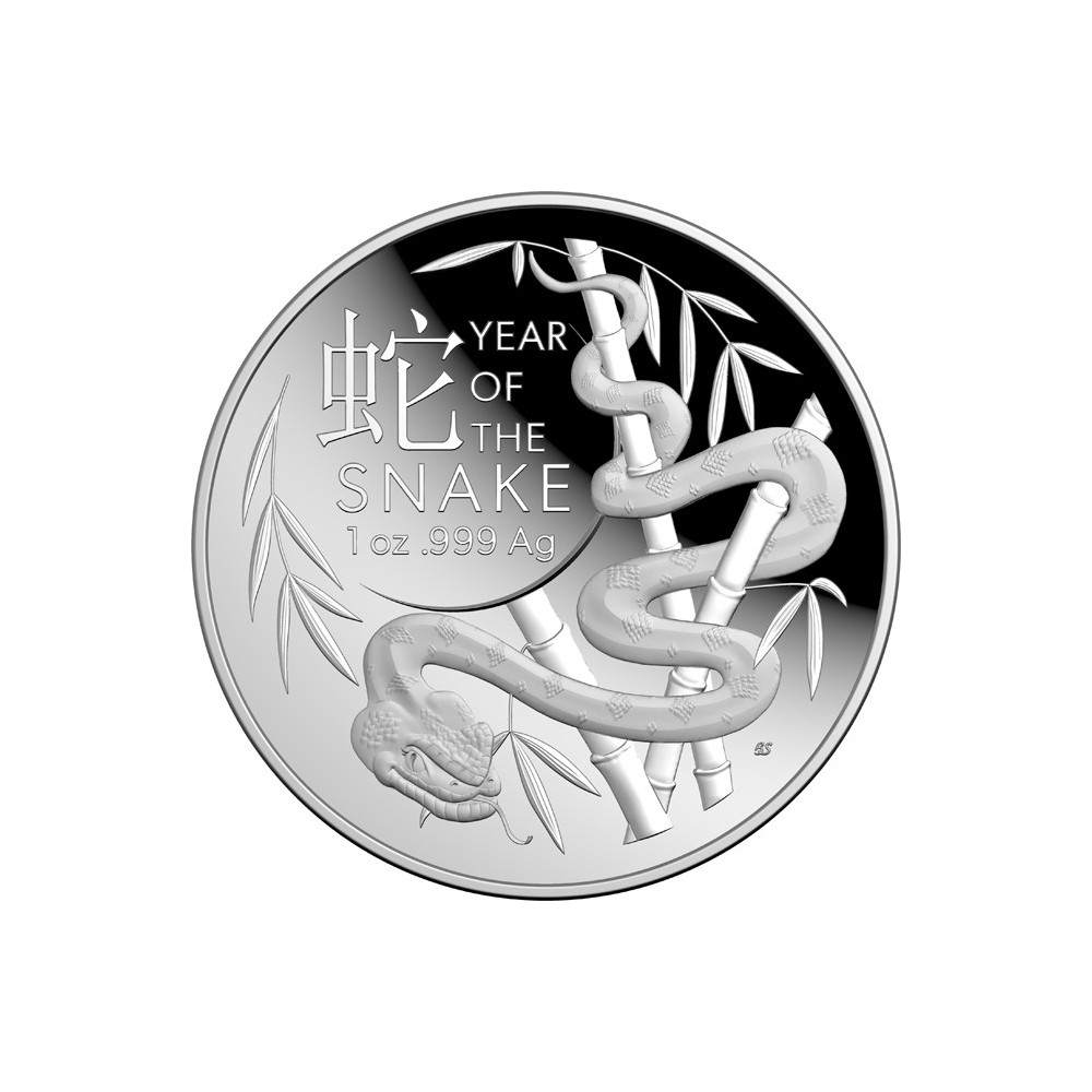 The Year of the Snake - 1 Oz - stříbrná sběratelská mince