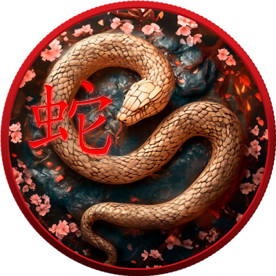 Wooden Snake (2025) - 1 Oz - Silver Collector Coin