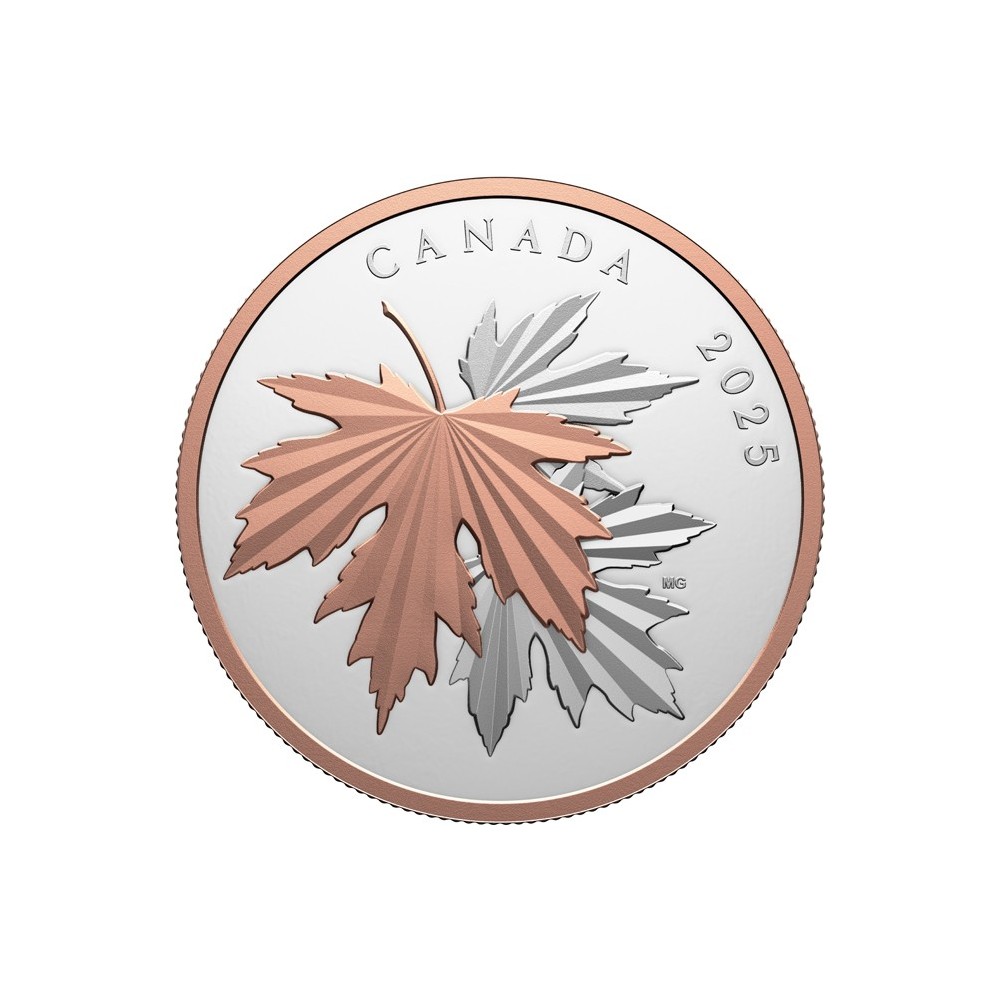 Gleaming Maple Leaves - 10 Oz - stříbrná sběratelská mince (dodání 12.6.2025)