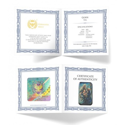 Germania Mint Gods: Ull - 2 Oz - Cast Bar