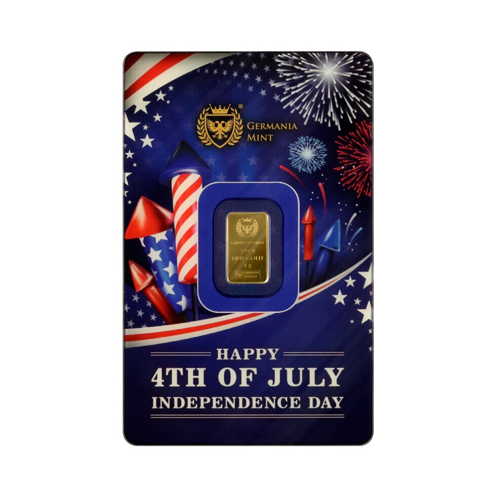 Independence Day - 1 g - Gold Investment Bar (delivery 16.6.2025)