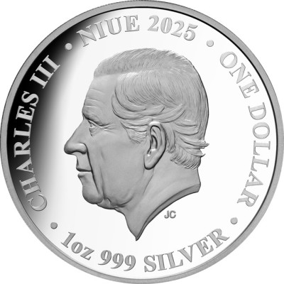 Captain Cook - Druhá plavba - 1 Oz - stříbrná sběratelská mince