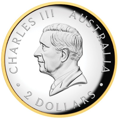 kopi av Kookaburra - 2 Oz - stříbrná proof sběratelská mince
