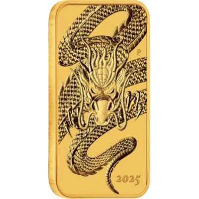 kopi av Rectangular Dragon (2025) - 1 Oz - stříbrná investiční mince